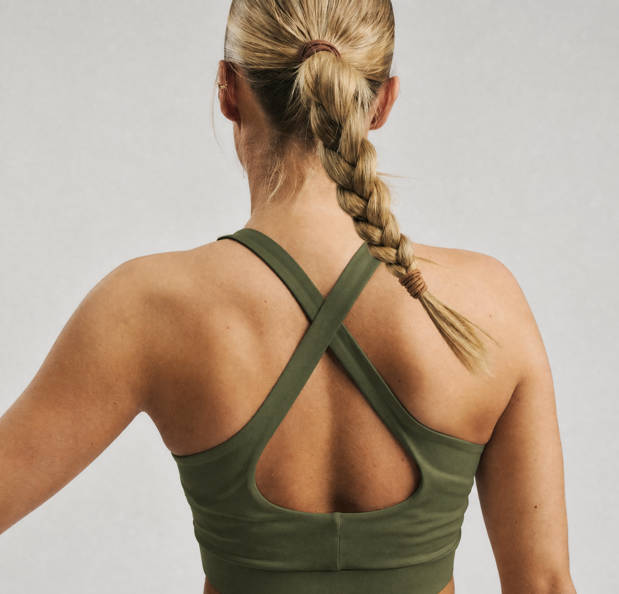 Oncourt Soft Bra Top - Army