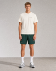 Oncourt Shorts & T-shirt - Court Green & Off White