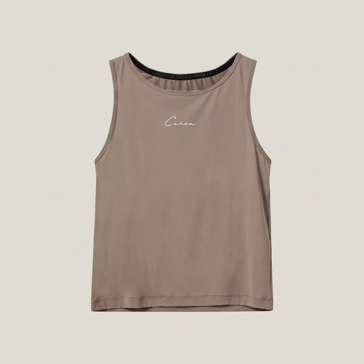 Oncourt Regular Tank Top - Taupe