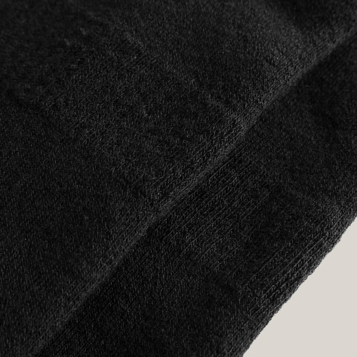 Cuera 2-pack Bandeja Padel Socks in Black/Sand, fabric detail