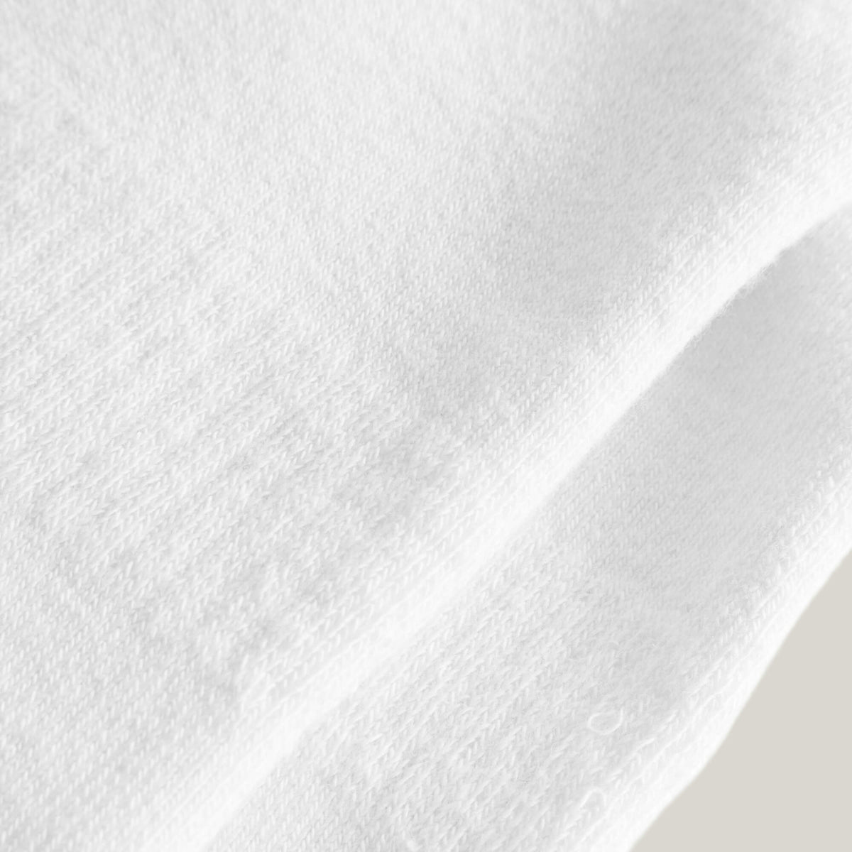 Cuera 2-pack Bandeja Padel Socks in White/Orange, fabric detail