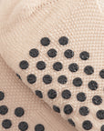 Cuera 2-Pack Grip Socks in Sand, grip sole detail