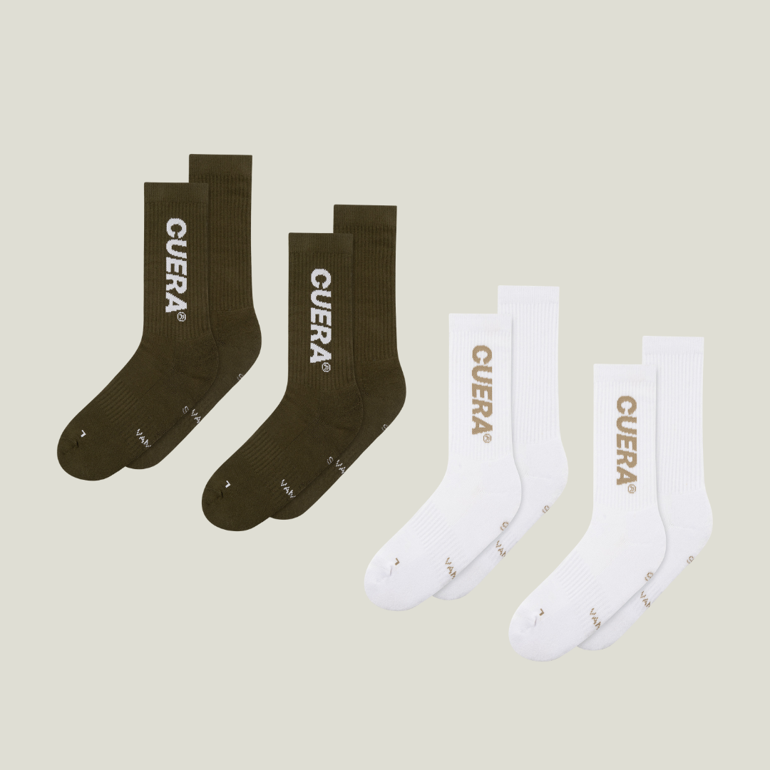 Cuera 4-pack Cuera Socks, flat lay front view