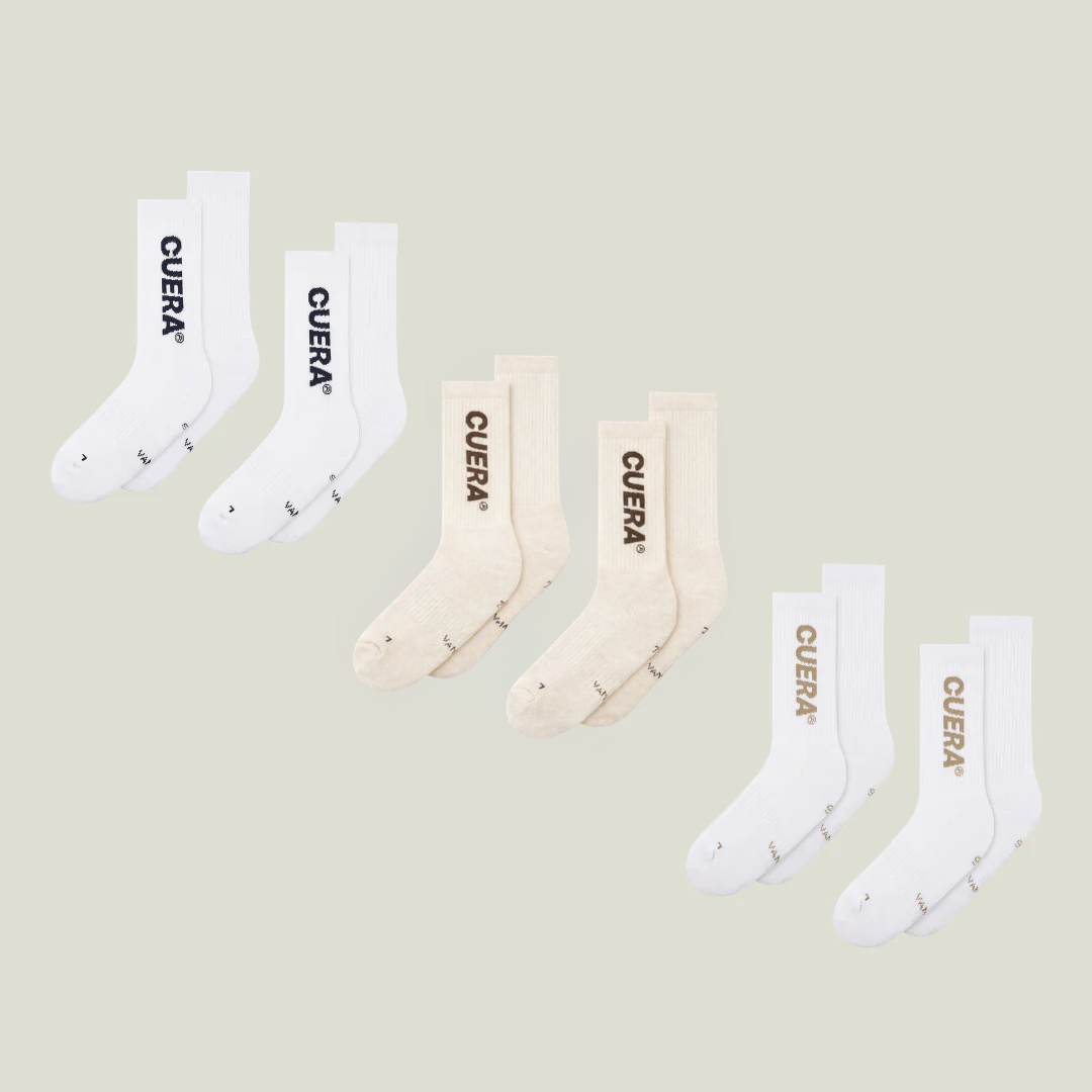 Cuera 6-pack Cuera Socks, flat lay front view