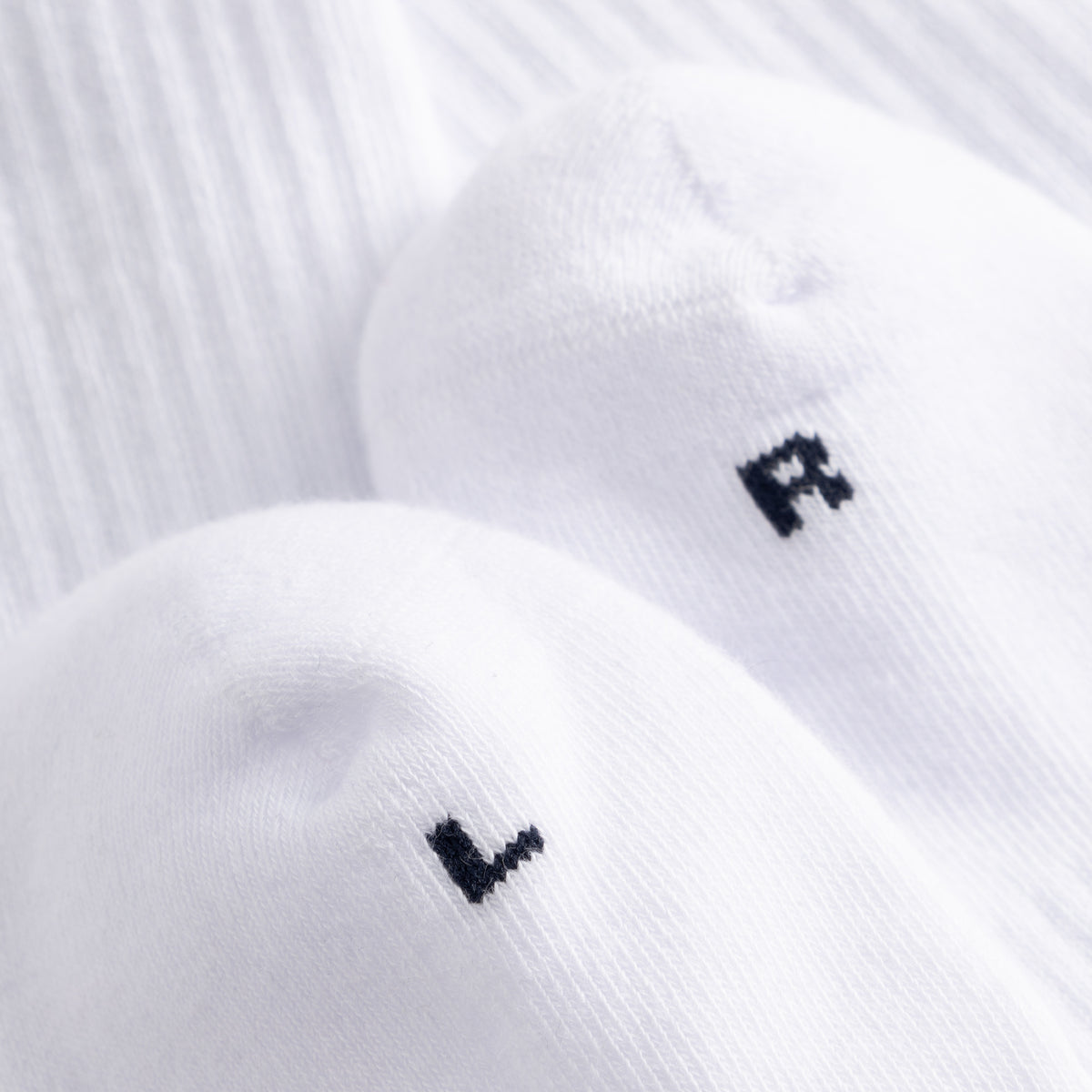 Cuera 6-pack Cuera Socks, neck label and care tag detail