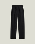 Cuera Active Cuera Track Pants in Black, flat lay front view