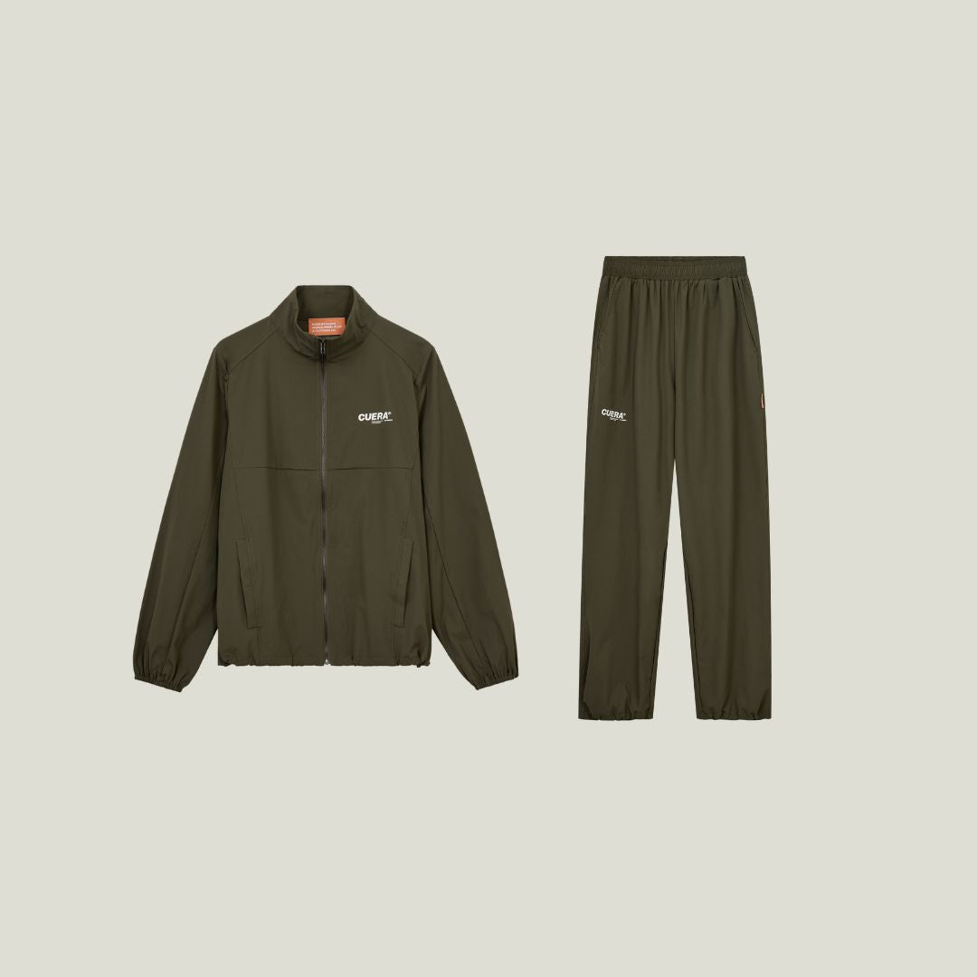 Cuera Active Tracksuit Army 2.0 Bundle, flat lay front view