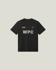 Cuera Active WPC Light Weight T-Shirt in Black, flat lay front view