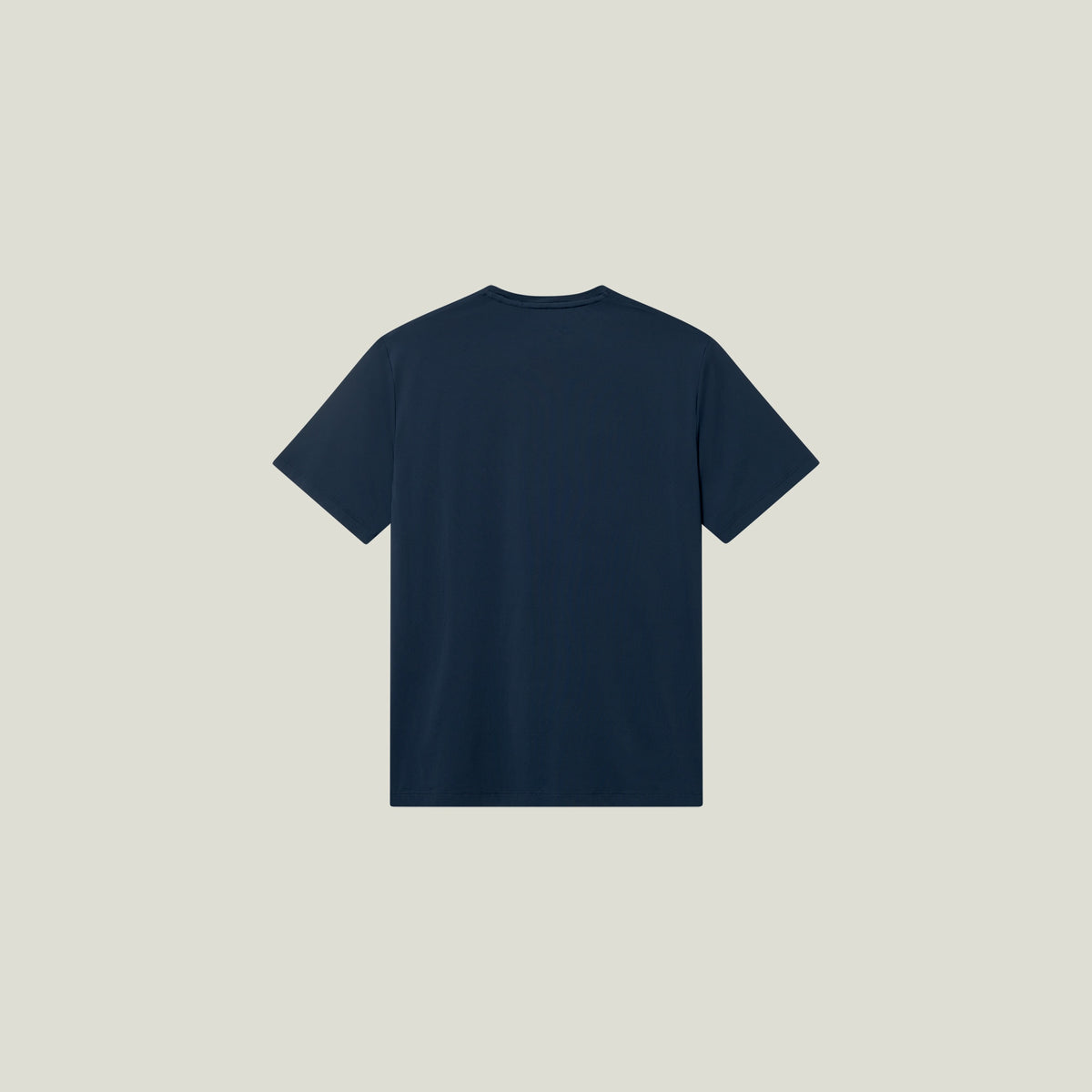 Cuera Active WPC Light Weight T-Shirt in Navy, flat lay back view