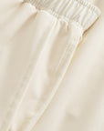 Cuera Mens Active Globe Shorts in Off White, waistband detail