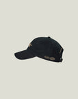 Cuera Offcourt Cuera Cap in Black, flat lay front view