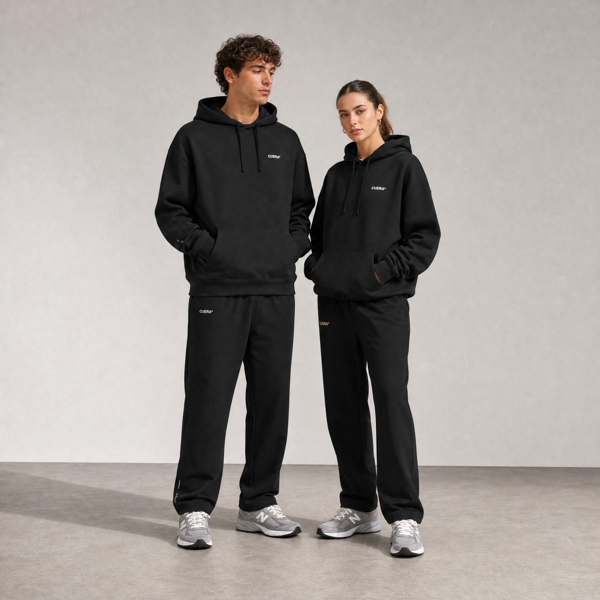Model wearing Cuera Offcourt Cuera Comfort Set, front studio view