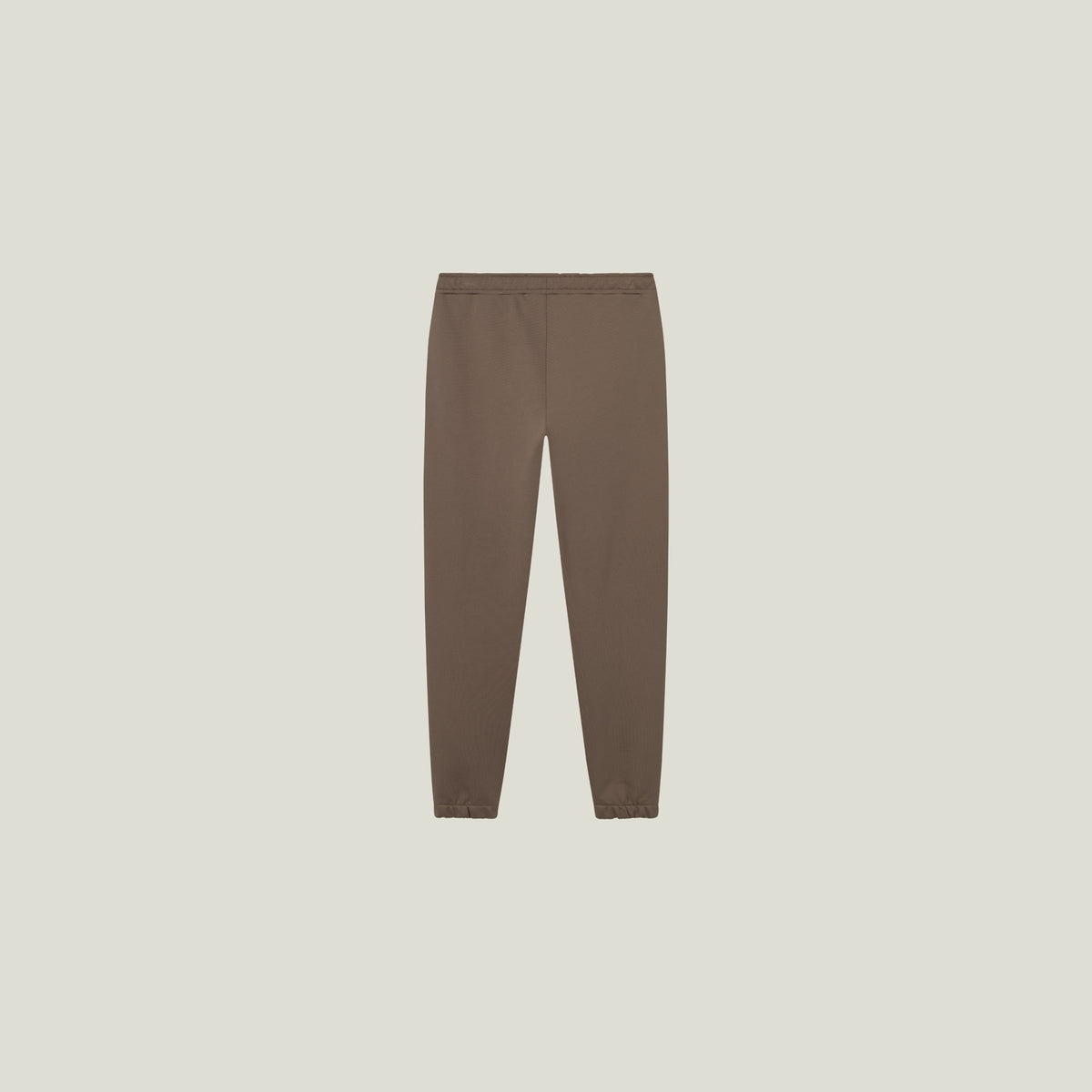 Cuera Offcourt Cuera Sweat Pants in Walnut, flat lay back view