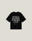 Cuera Offcourt WPC T-Shirt in Black, flat lay back view