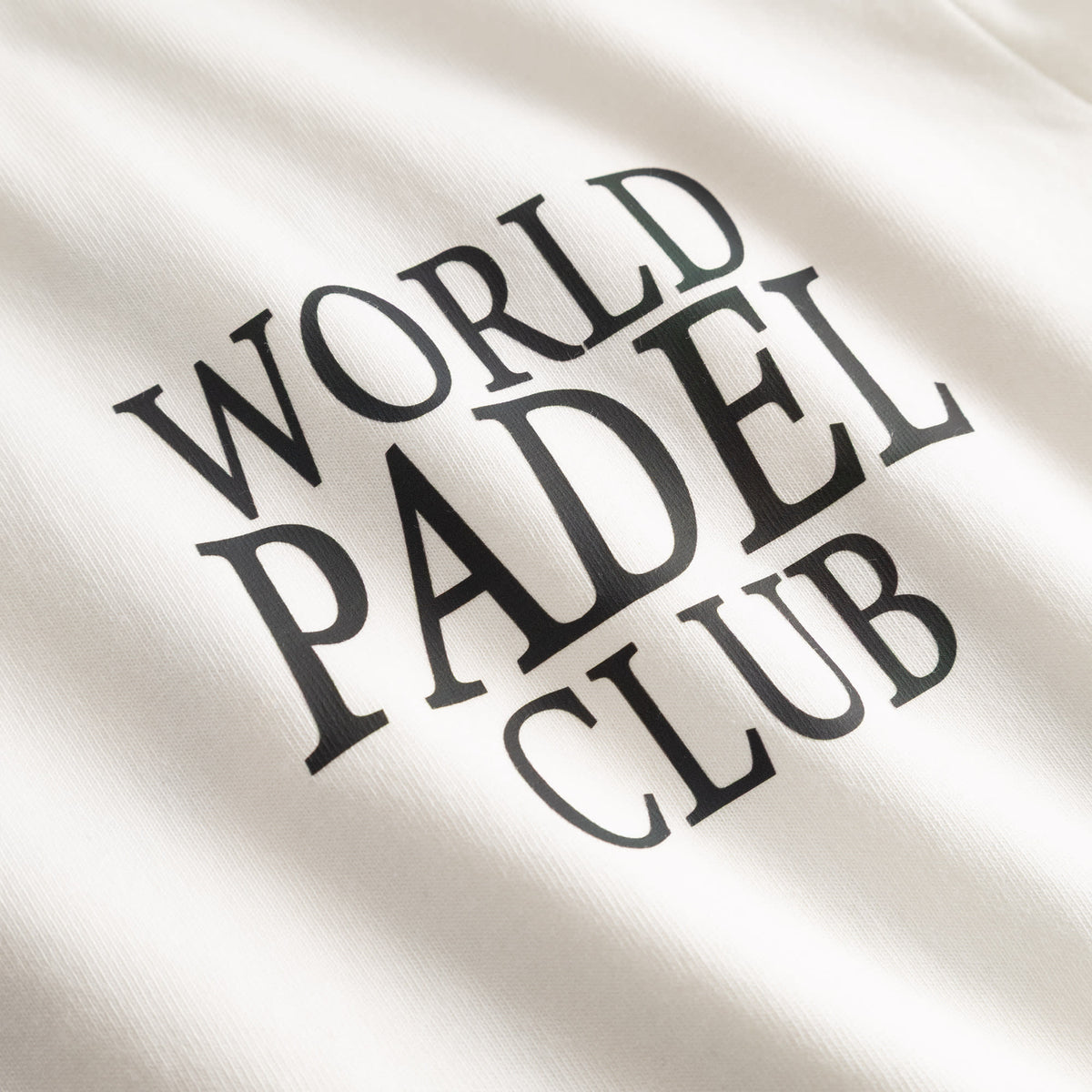Cuera Offcourt WPC T-Shirt in Off White w. Army, logo print detail