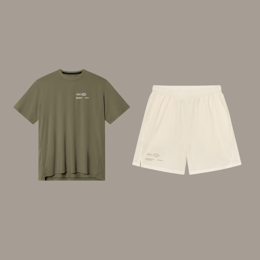 Cuera Oncourt Army/Off White Uniform Bundle, flat lay front view
