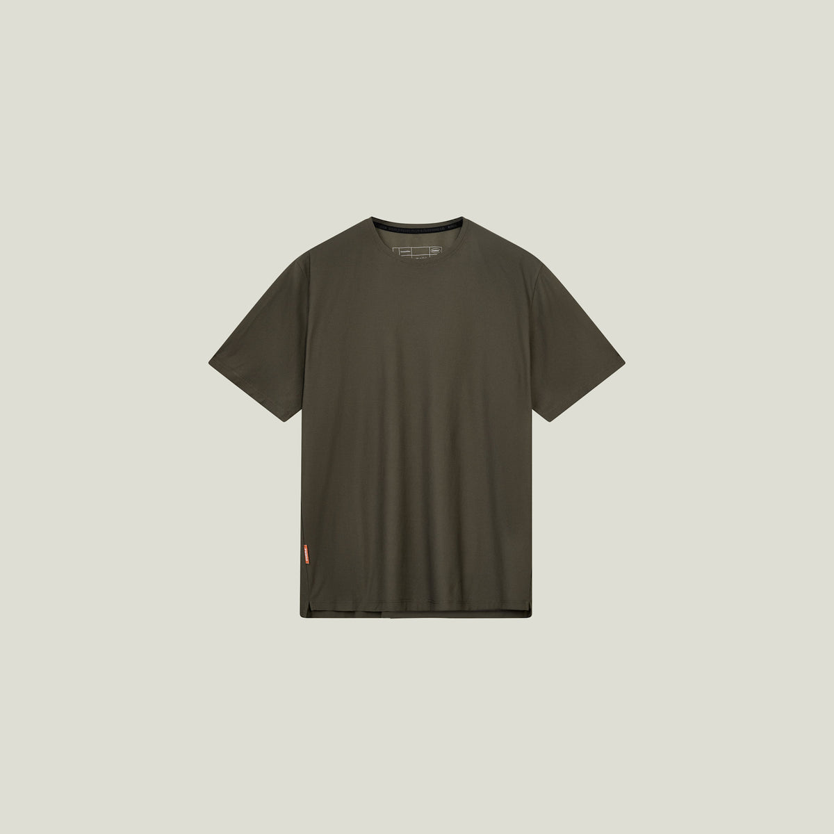 Cuera Oncourt Breathe T-Shirt in Army, flat lay front view