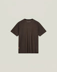 Cuera Oncourt Breathe T-Shirt in Dark Brown, flat lay front view
