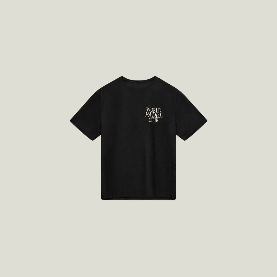 Cuera Oncourt Breathe WPC T-Shirt in Black, flat lay front view
