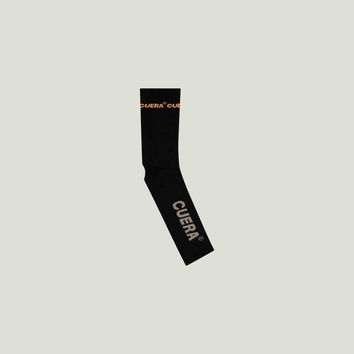 Cuera Oncourt Compression Sleeve in Black, flat lay front view