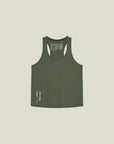 Cuera Oncourt Cuera Airy Tank Top in Army, flat lay front view