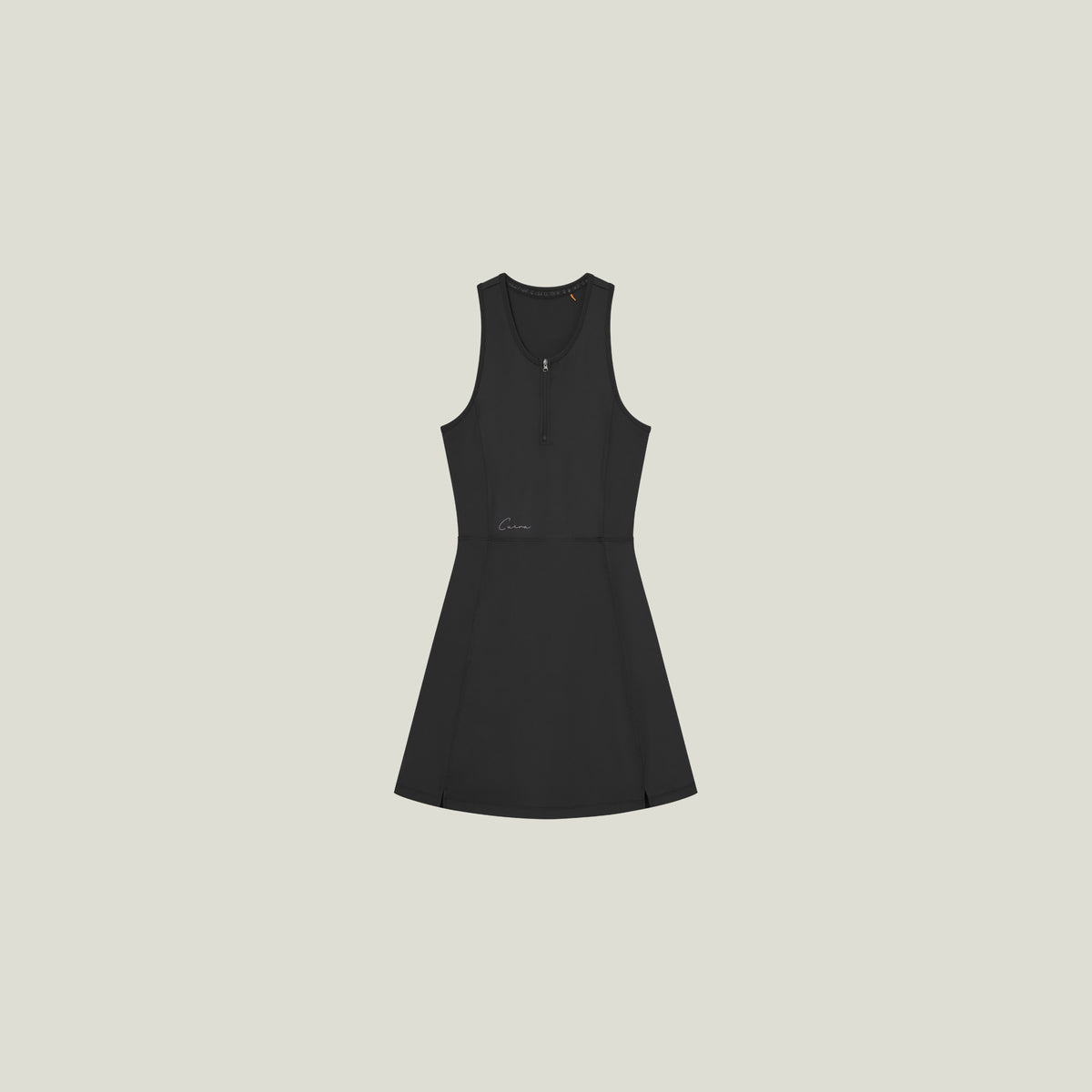 Cuera Oncourt Cuera Dress in Black, flat lay front view