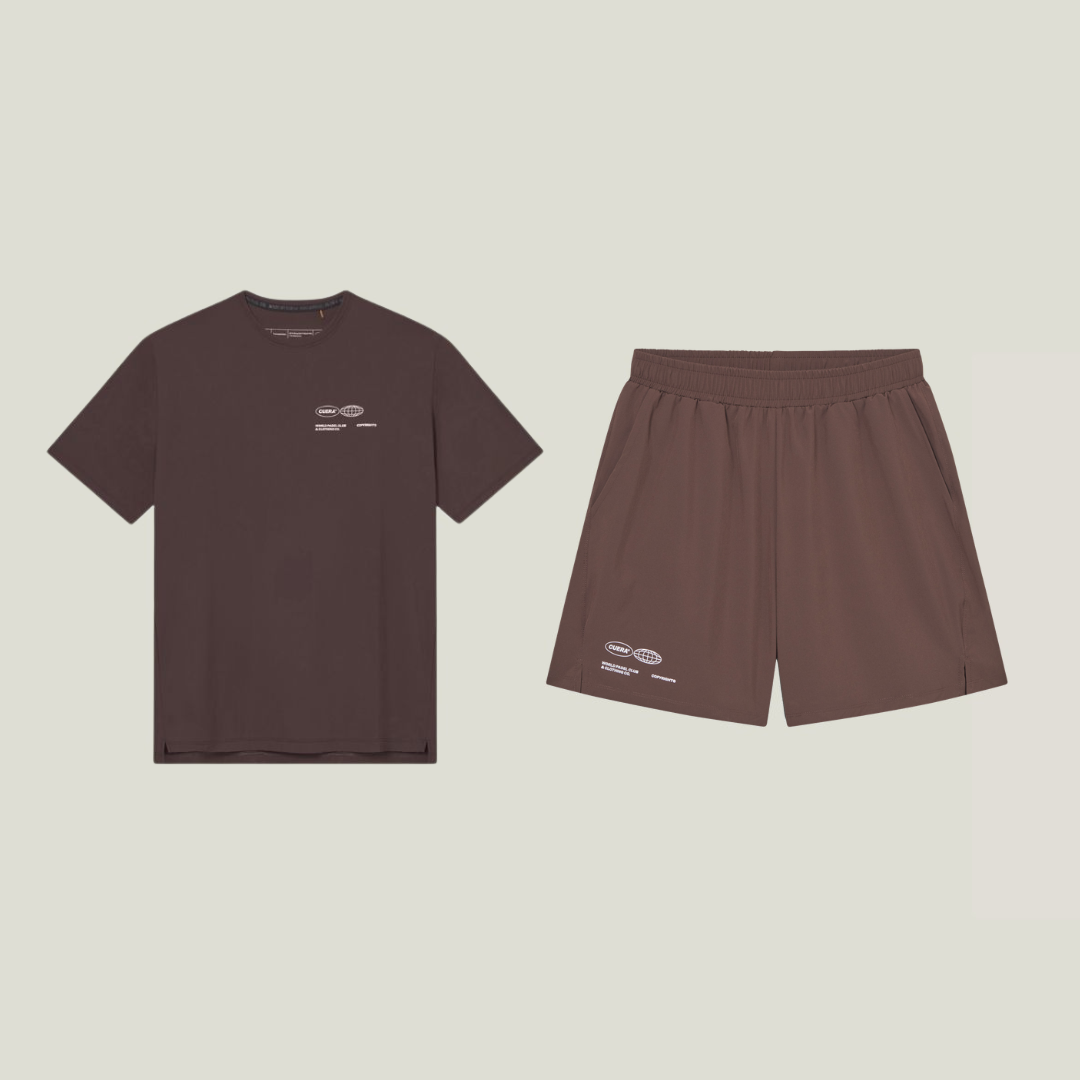 Cuera Oncourt Dark Brown Uniform, flat lay front view