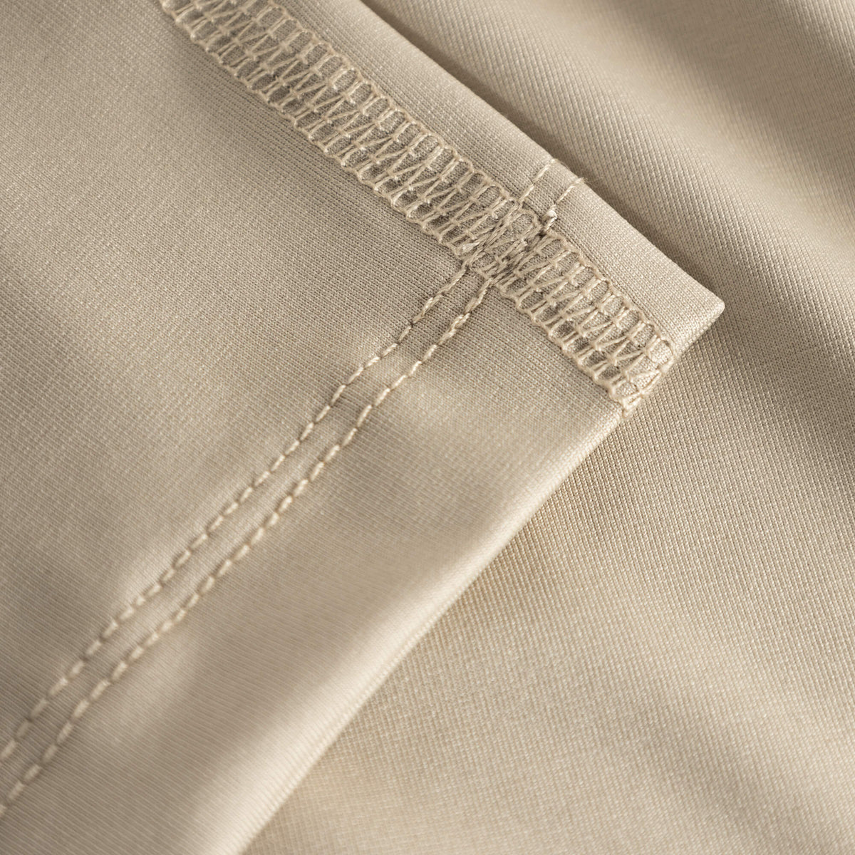 Cuera Oncourt LS Layer T-Shirt in Sand, flat lay back view
