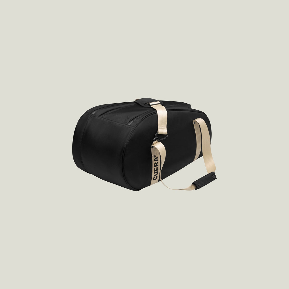 Cuera Oncourt Medium Padel Bag in Black, flat lay front view
