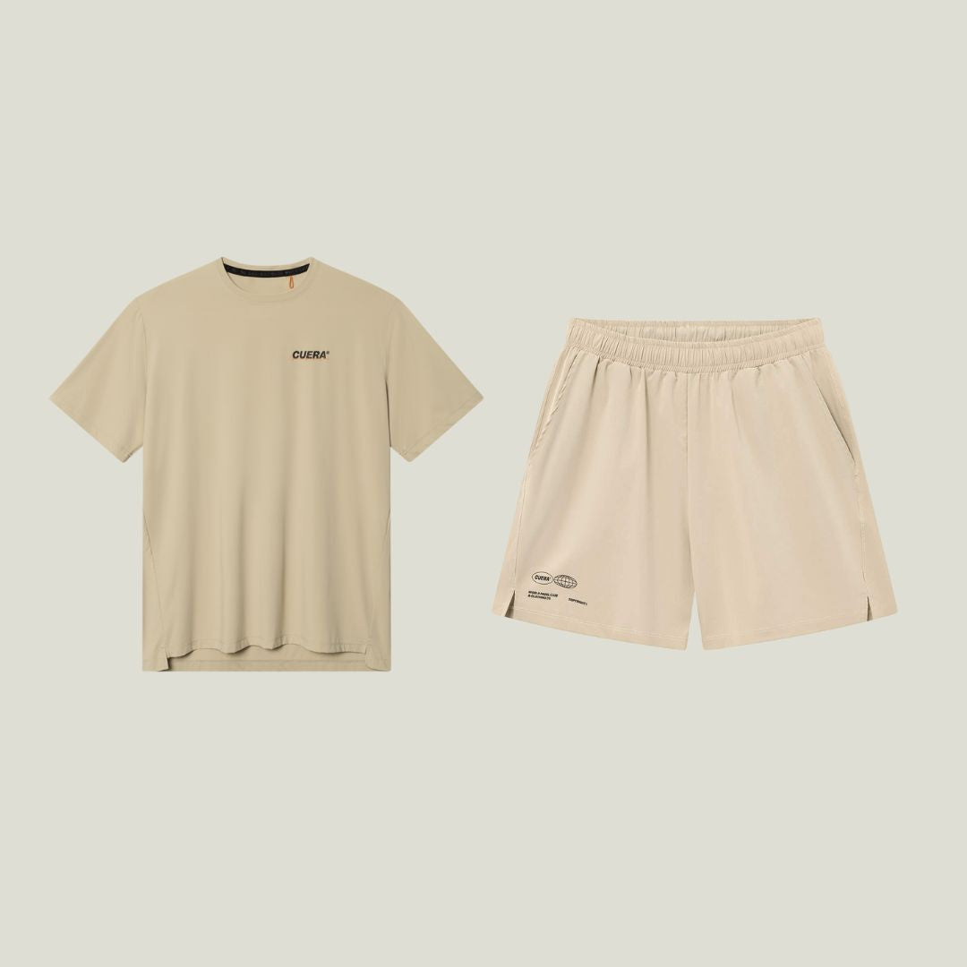 Cuera Oncourt Sand Uniform, flat lay front view