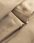 Cuera Oncourt Soft Skirt 2-in-1 in Sand, seam and stitching detail
