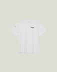 Cuera Oncourt Team T-Shirt in White With Walnut, flat lay front view
