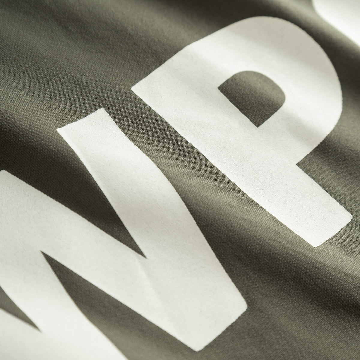 Cuera Oncourt WPC Tank in Army, logo print detail