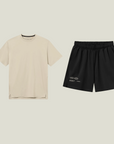 Oncourt Shorts & T-shirt - Grå & Sort 