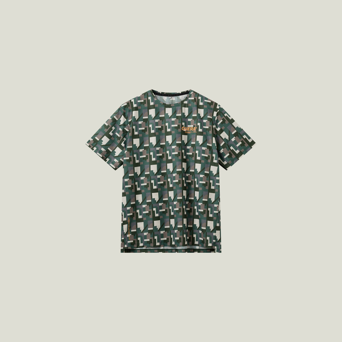 Oncourt Breathe Camou T-Shirt - Camou Orange Print