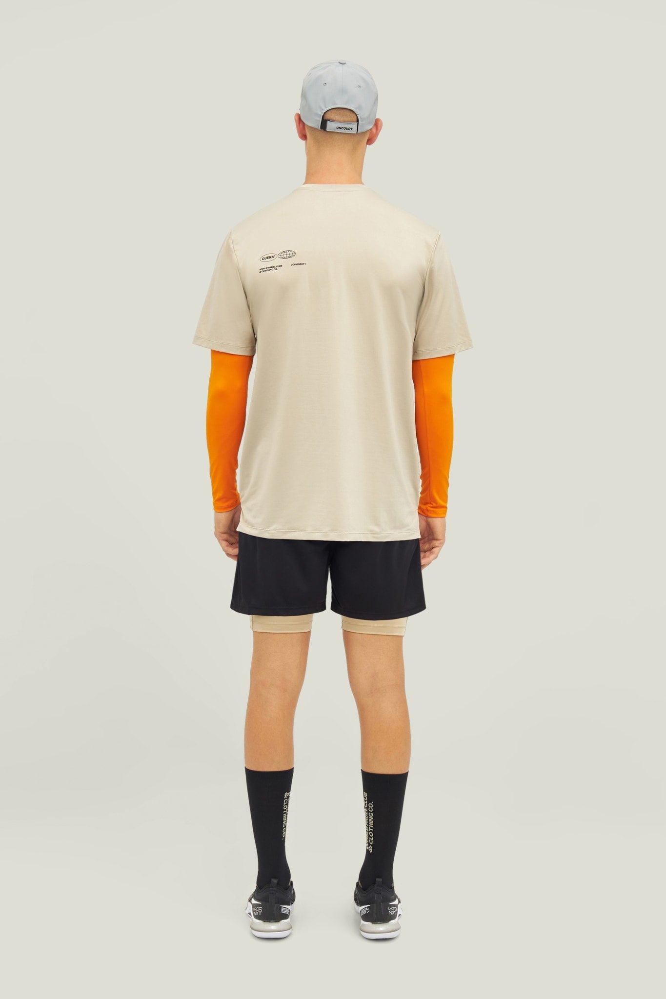 Oncourt Shorts &amp; T-shirt - Grå &amp; Sort 