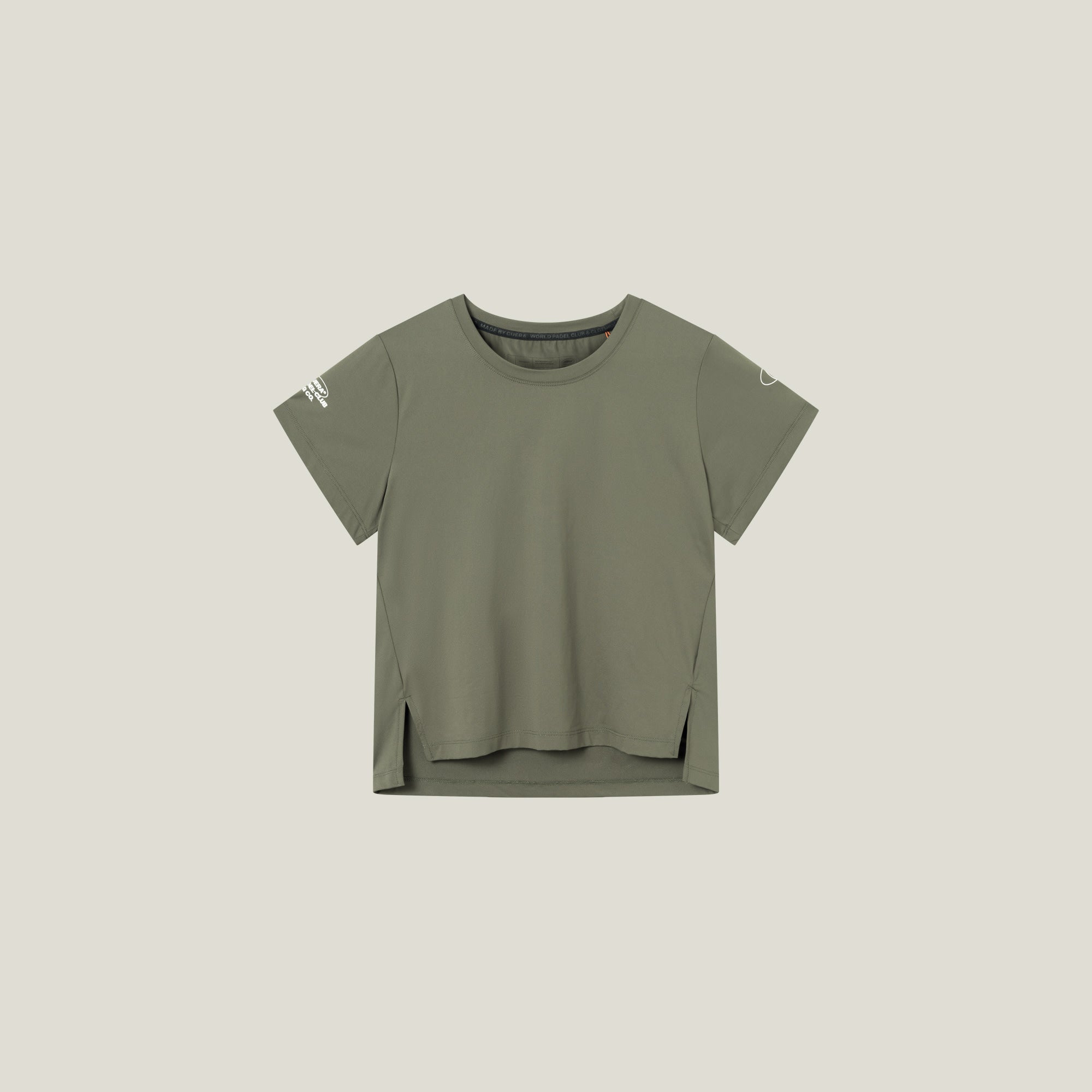 Oncourt Crop WPC  T-Shirt - Army