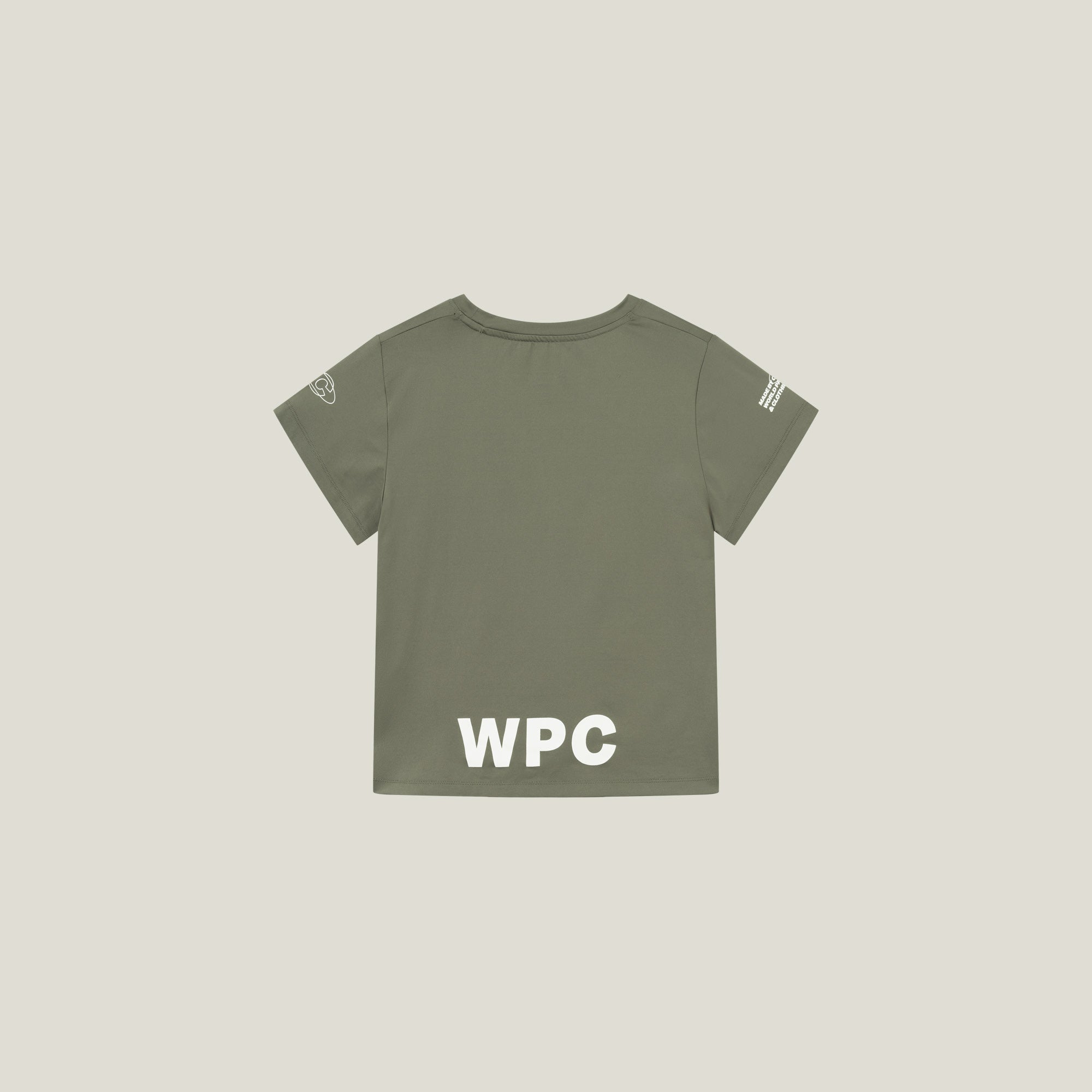 Oncourt Crop WPC  T-Shirt - Army