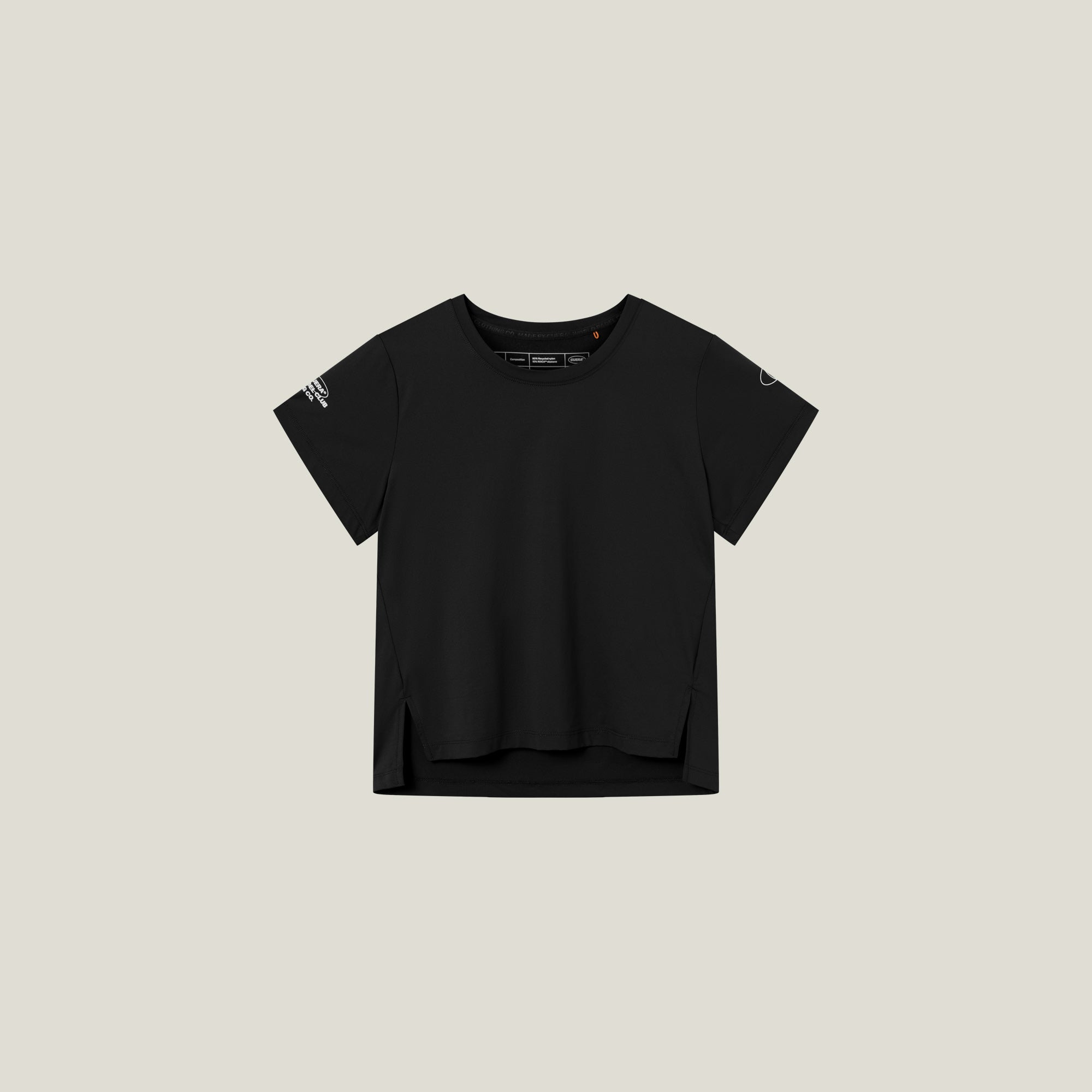 Oncourt Crop WPC  T-Shirt - Black