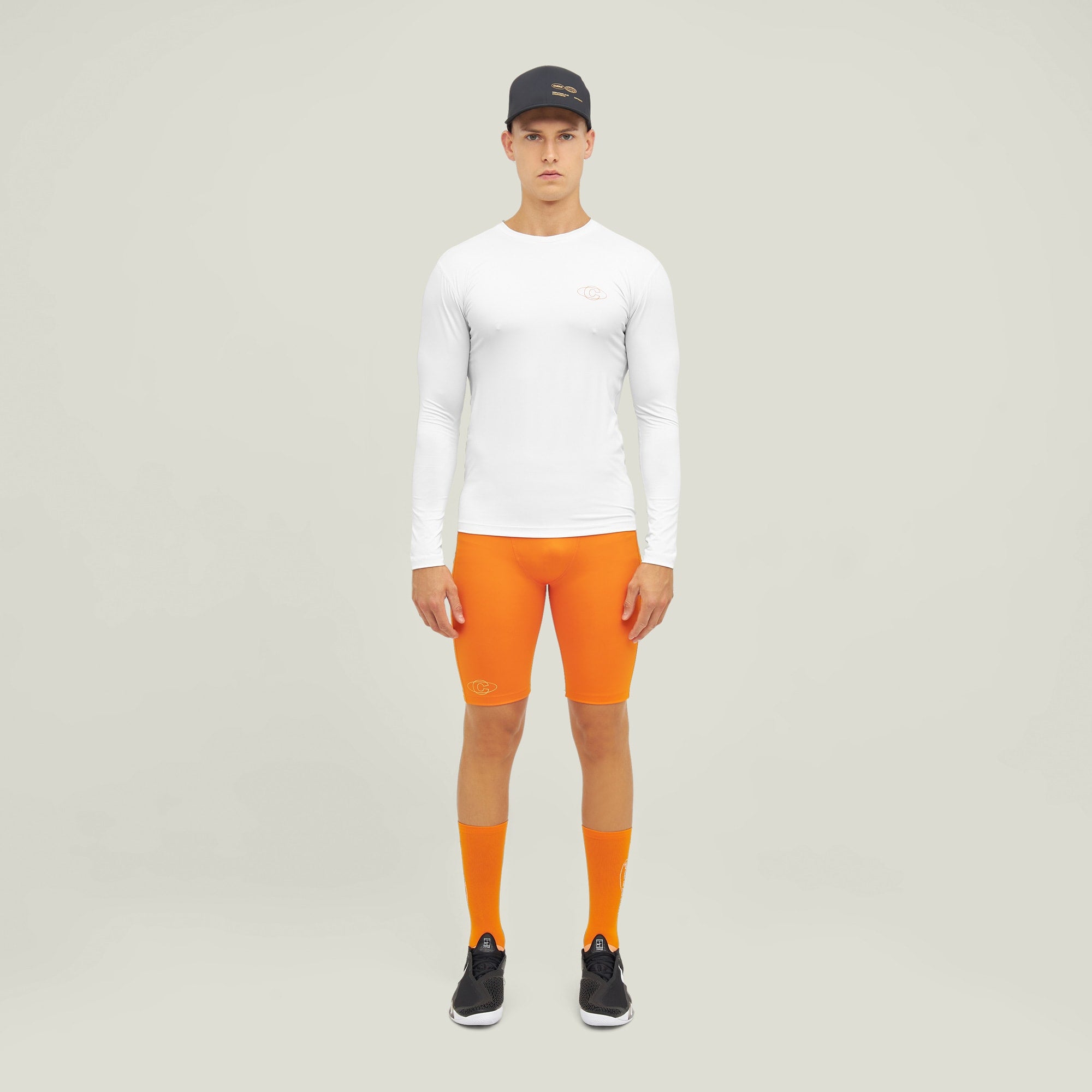 Oncourt Layer Tights - Orange