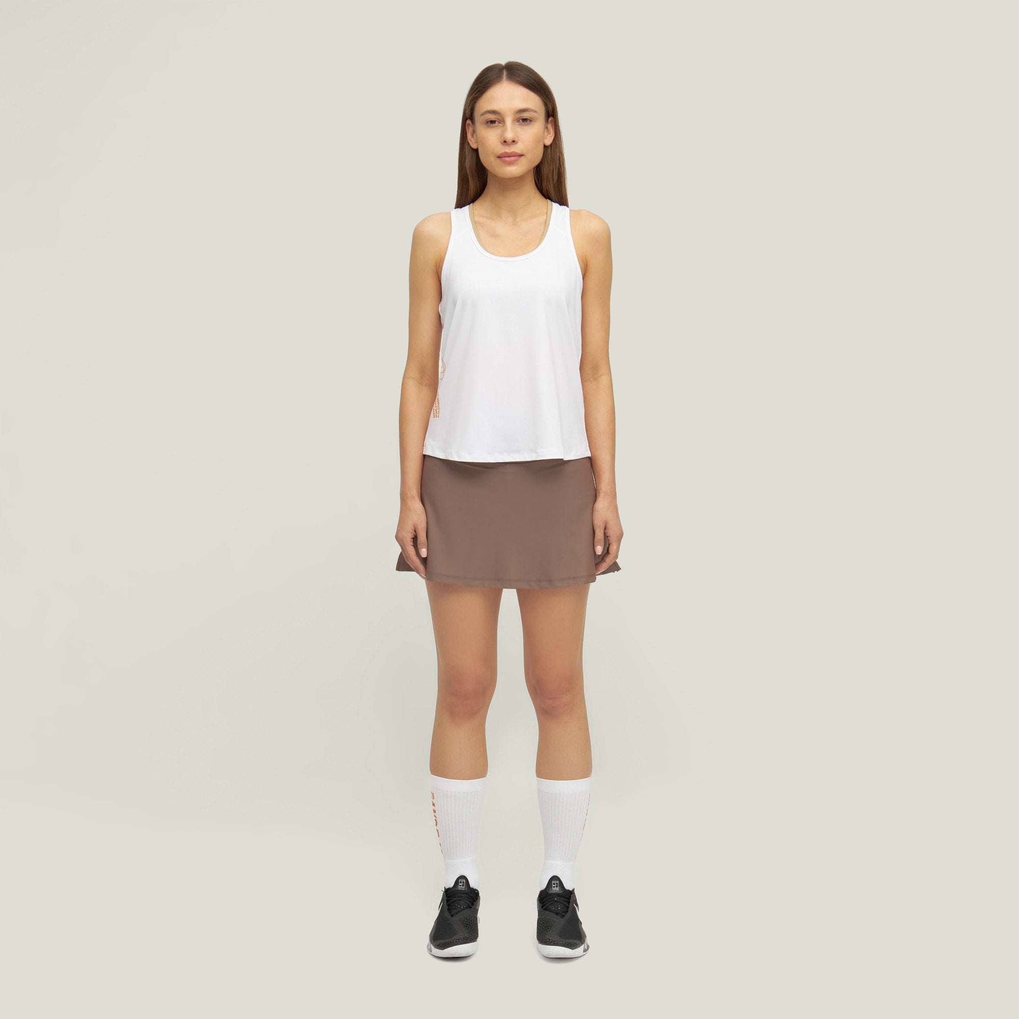 Oncourt Globe Skirt - Brown