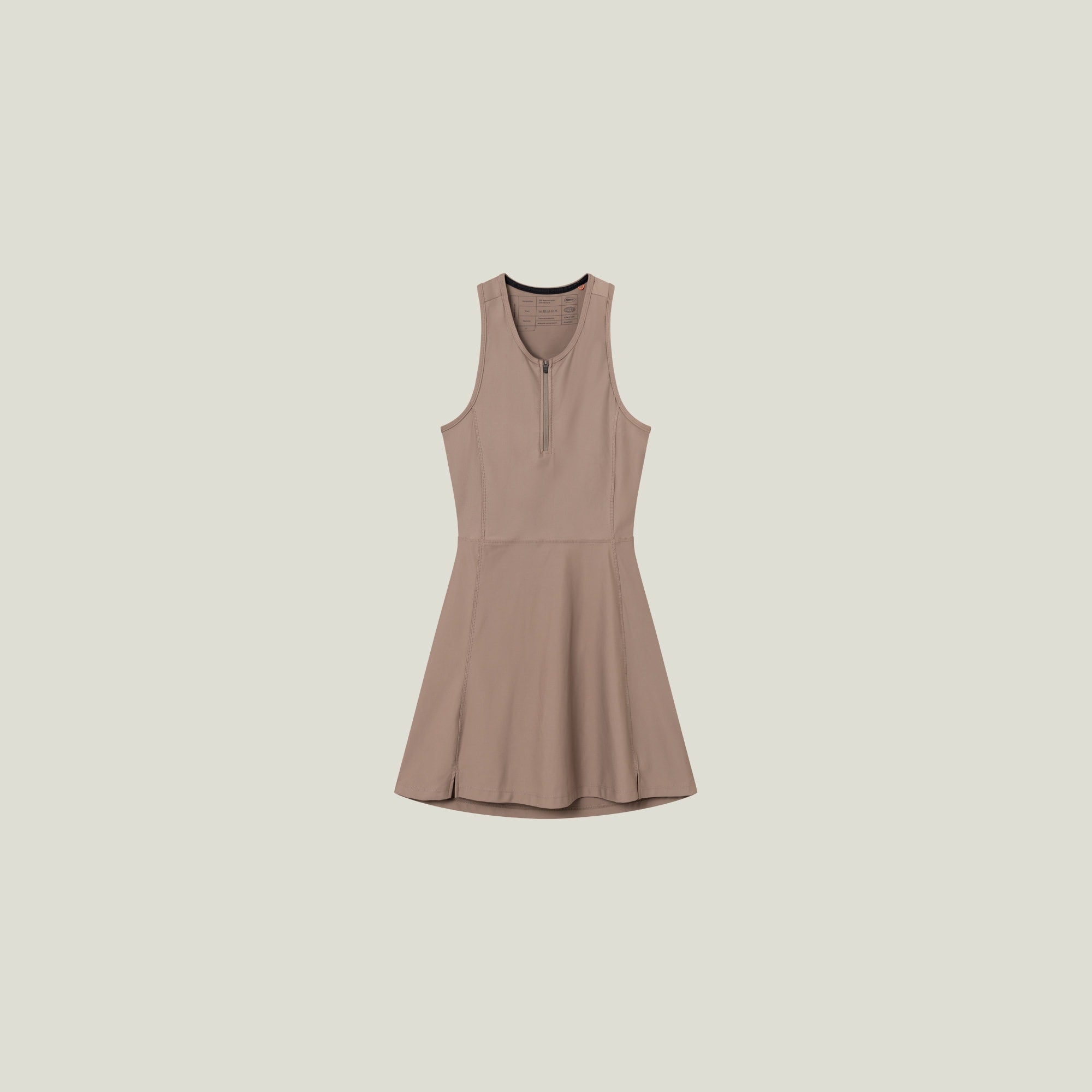 Oncourt Dress &amp; Tights - Brown &amp; Grey